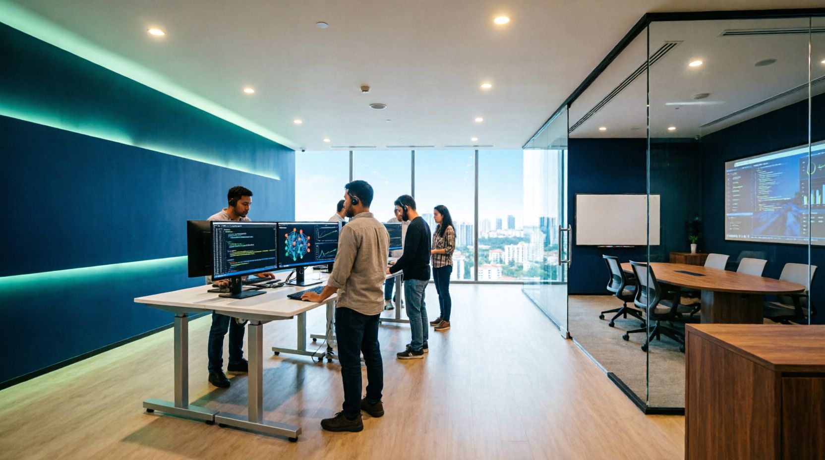 EdgeMode R&D centre interior, BSD City